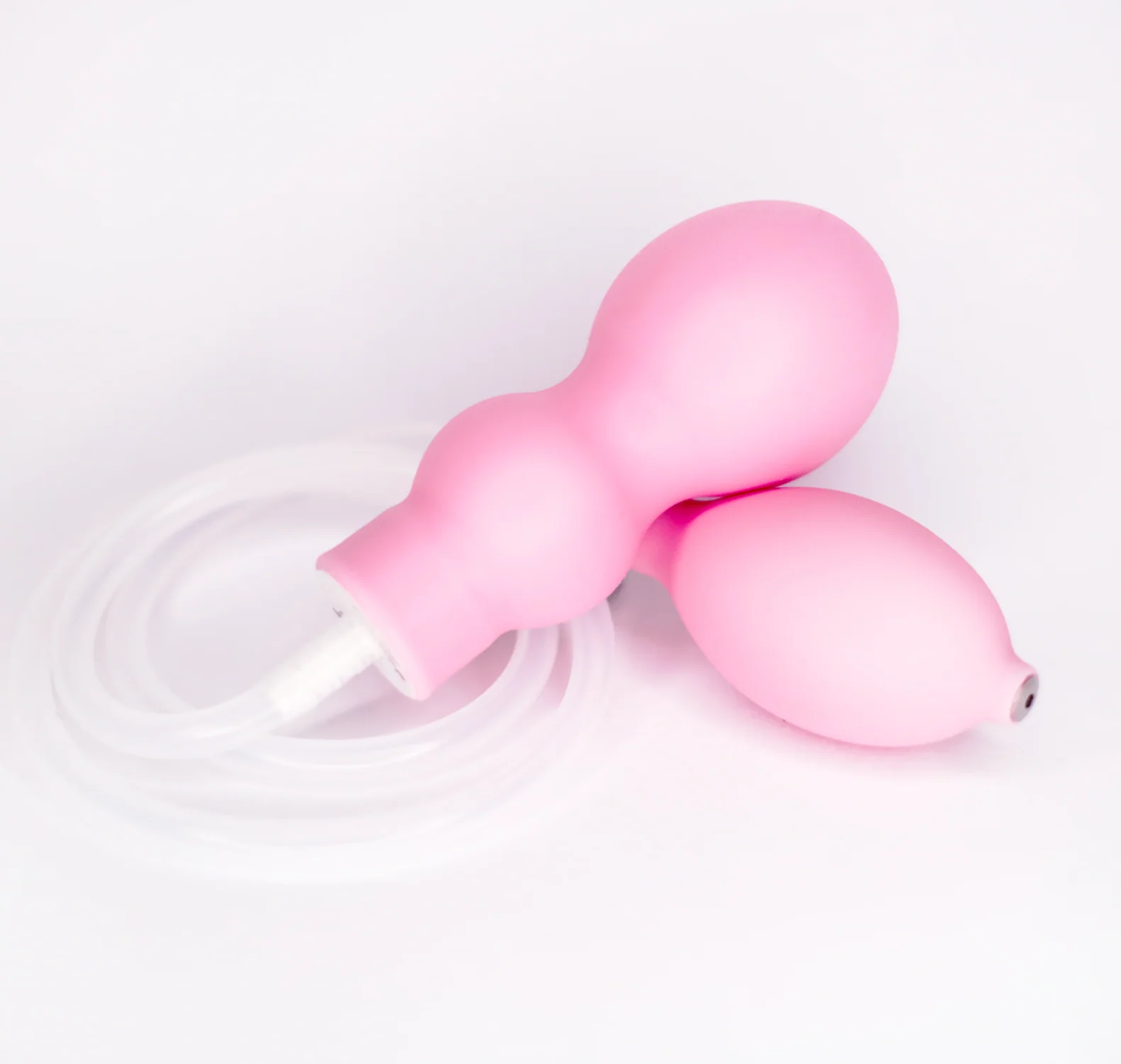 Aniball balloon and pump on white background